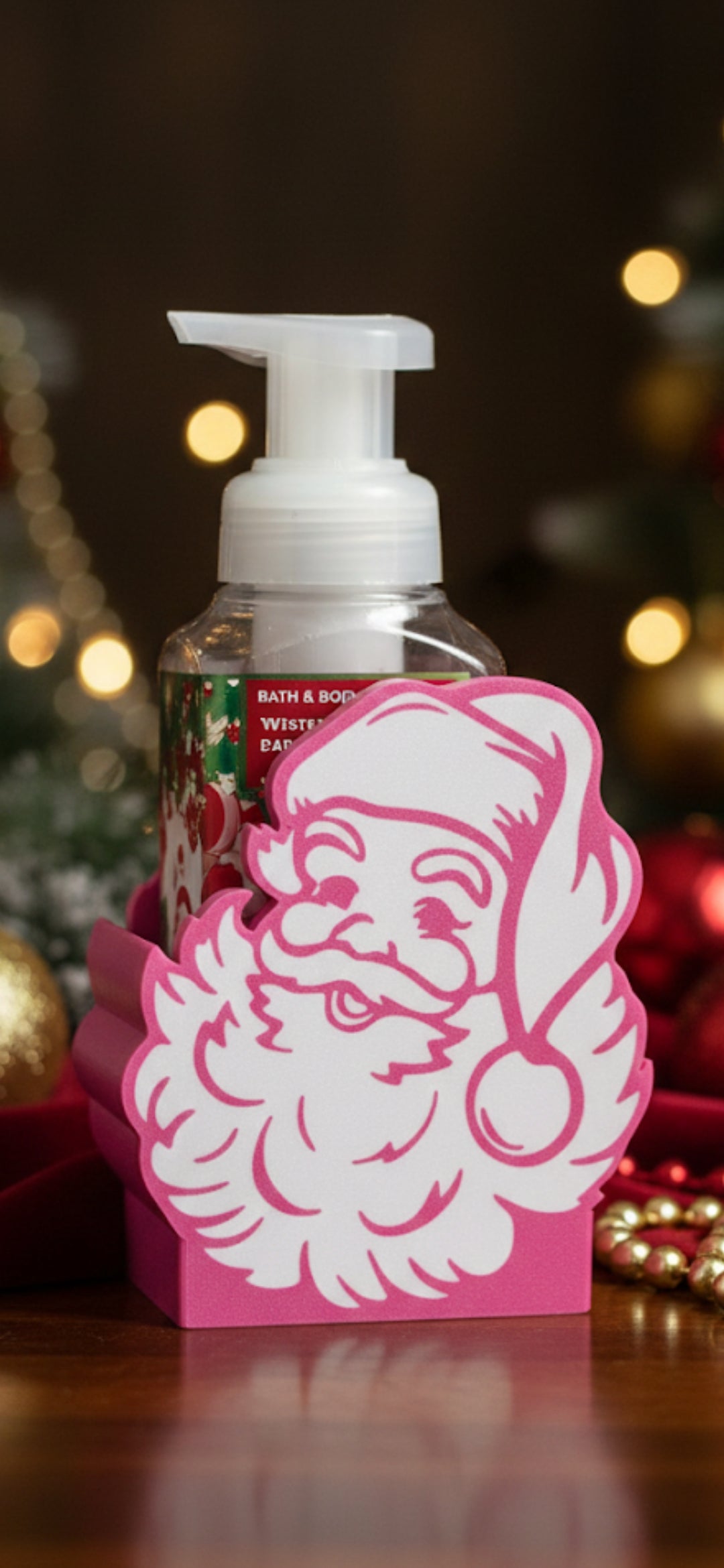 3D Printed BBW Santa Face Soap Holder