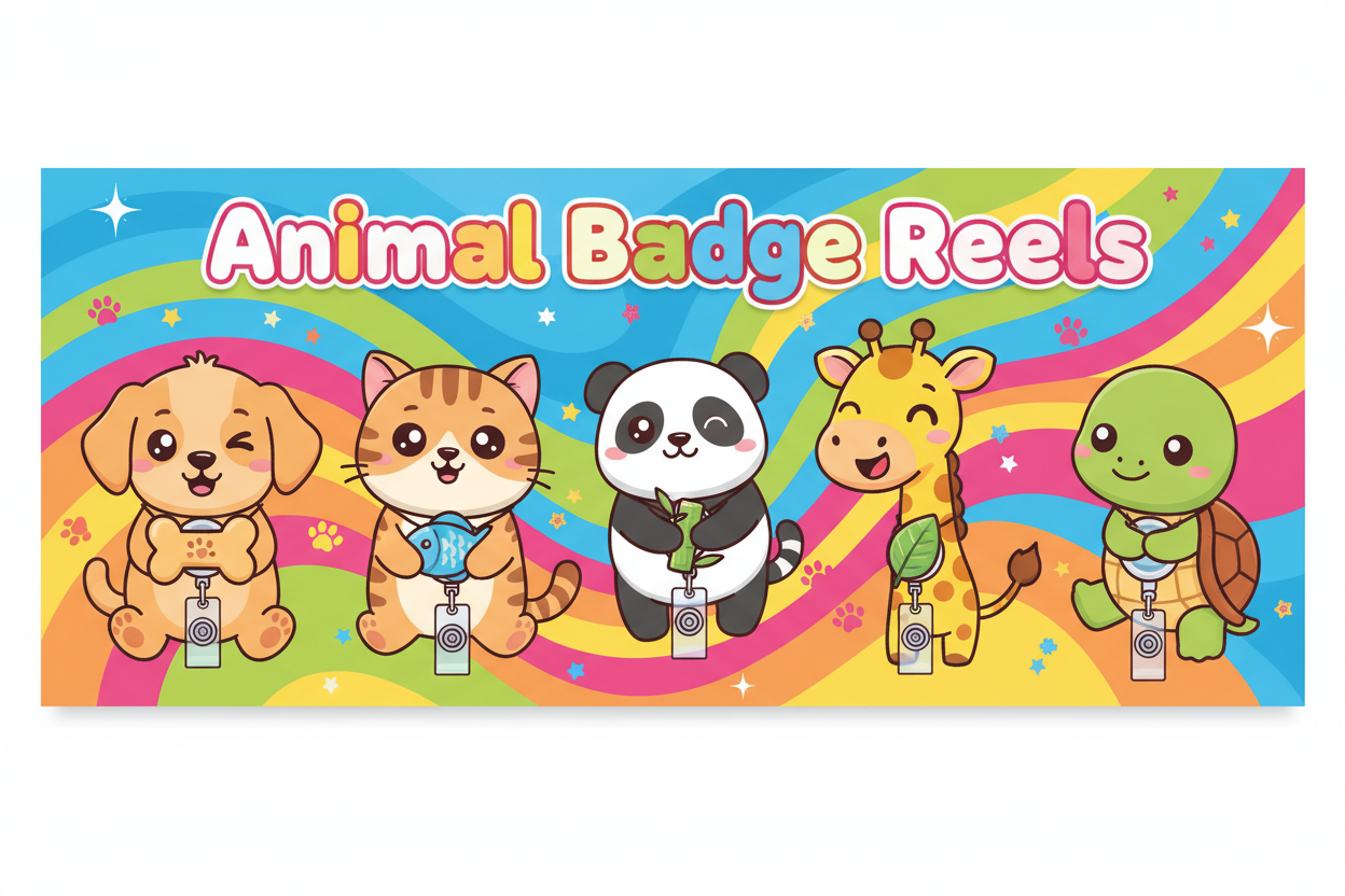 Animal Badge Reels