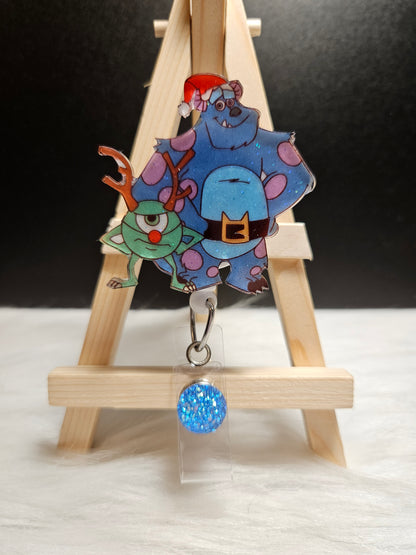 Christmas Monsters Badge Reel