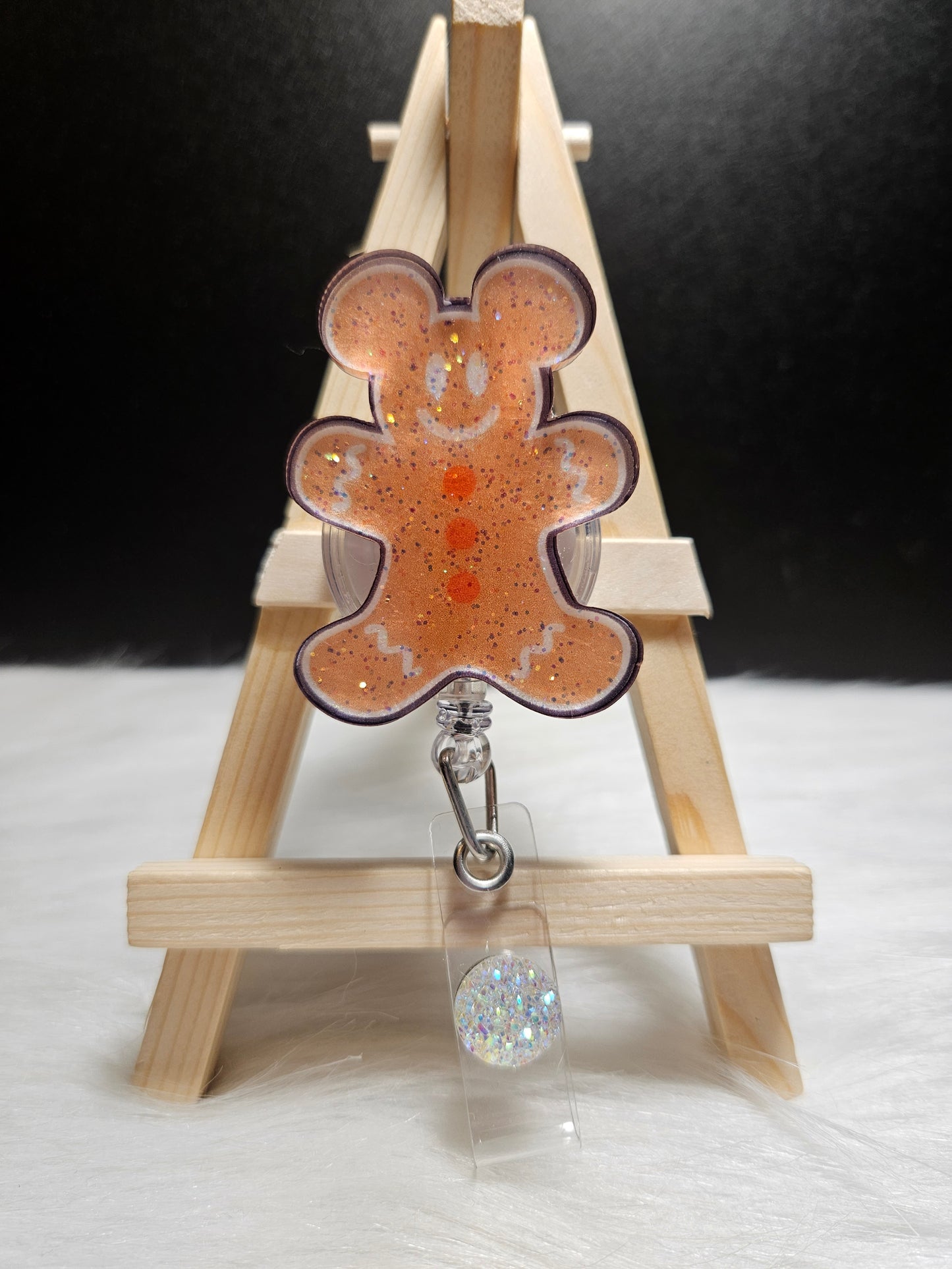 Gingerbread Cookie Badge Reel