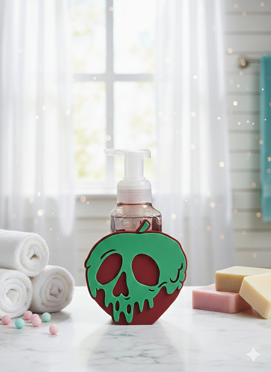 3D Printed Poison Apple BBW Soap Holder