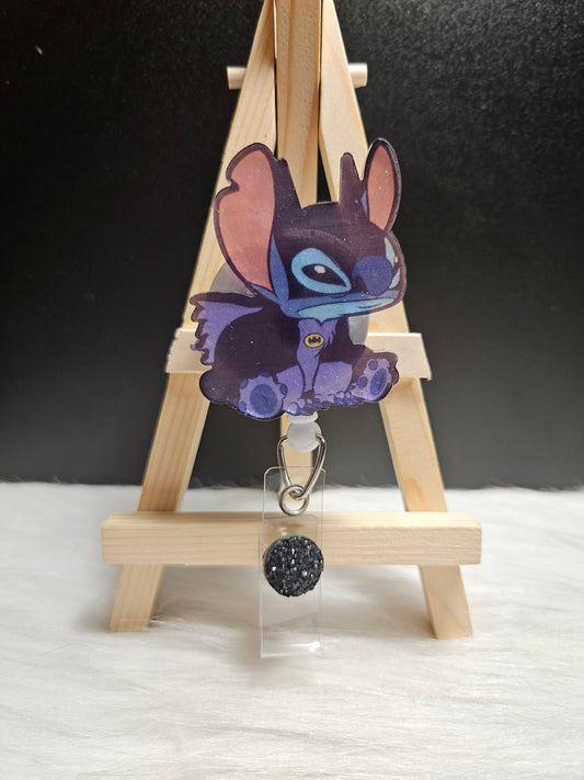 Batman Stitch Badge Reel