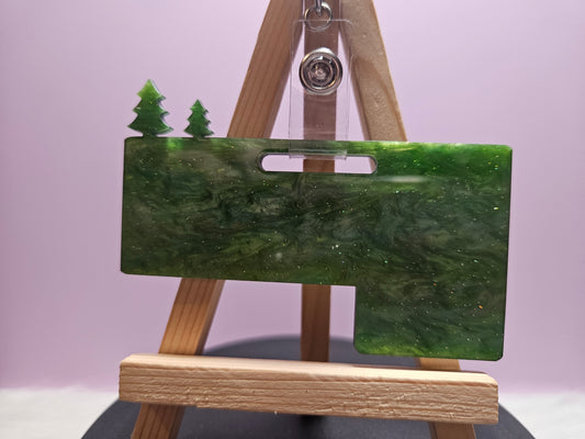 Badge Buddy Topper Christmas Trees