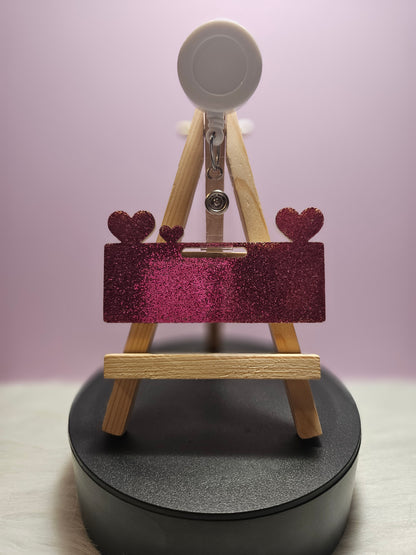 Badge Buddy Topper Hearts