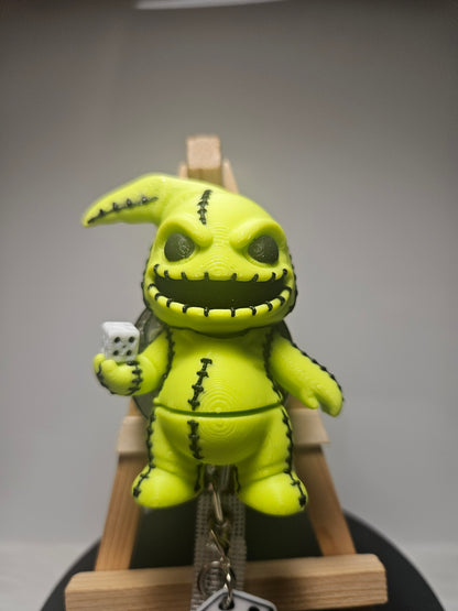 3D Printed Oogie Boogie Badge Reel