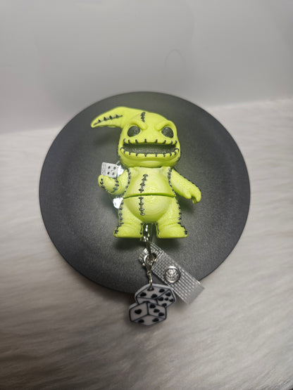 3D Printed Oogie Boogie Badge Reel