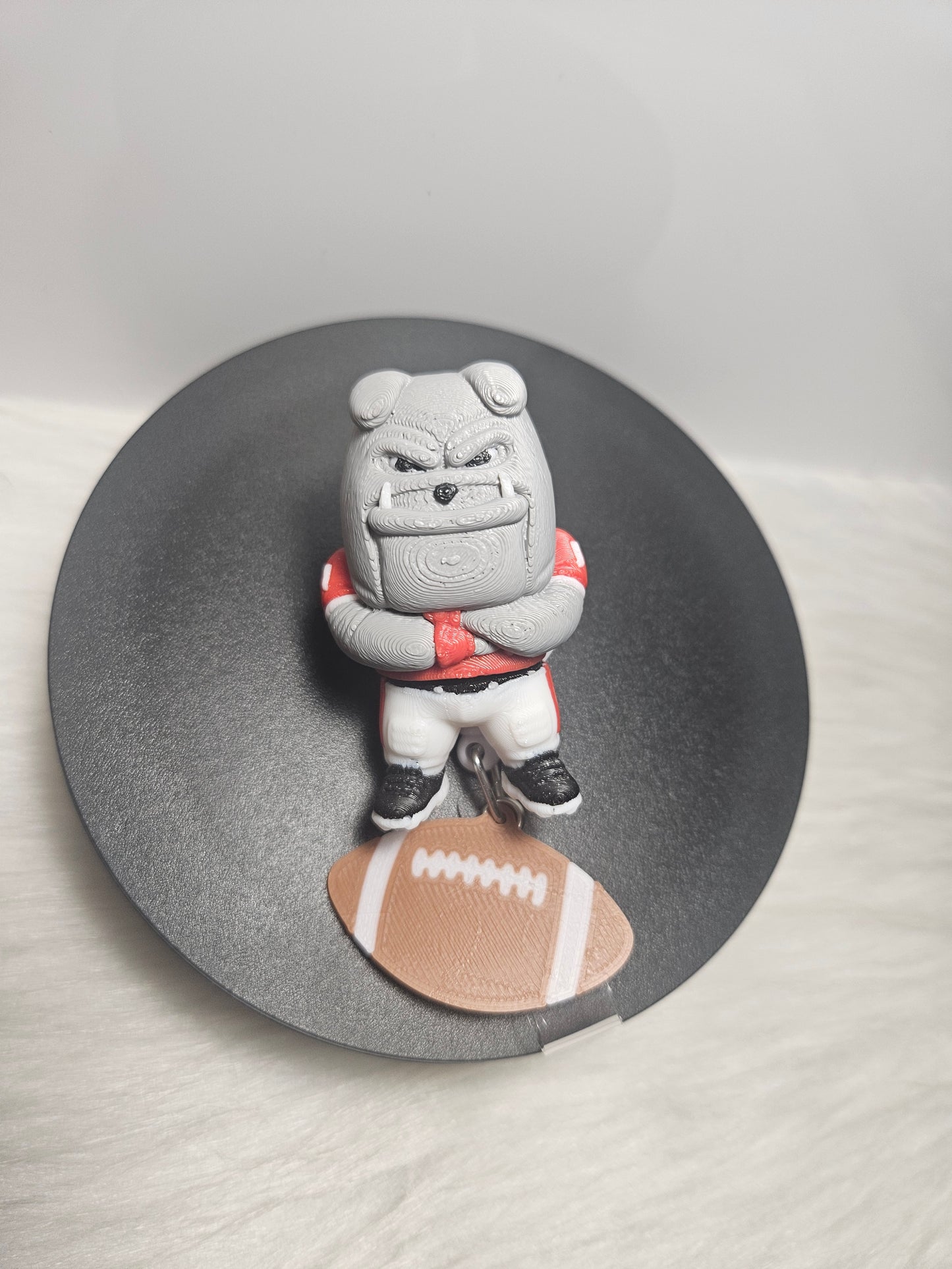 3D Printed Bulldog Badge Reel