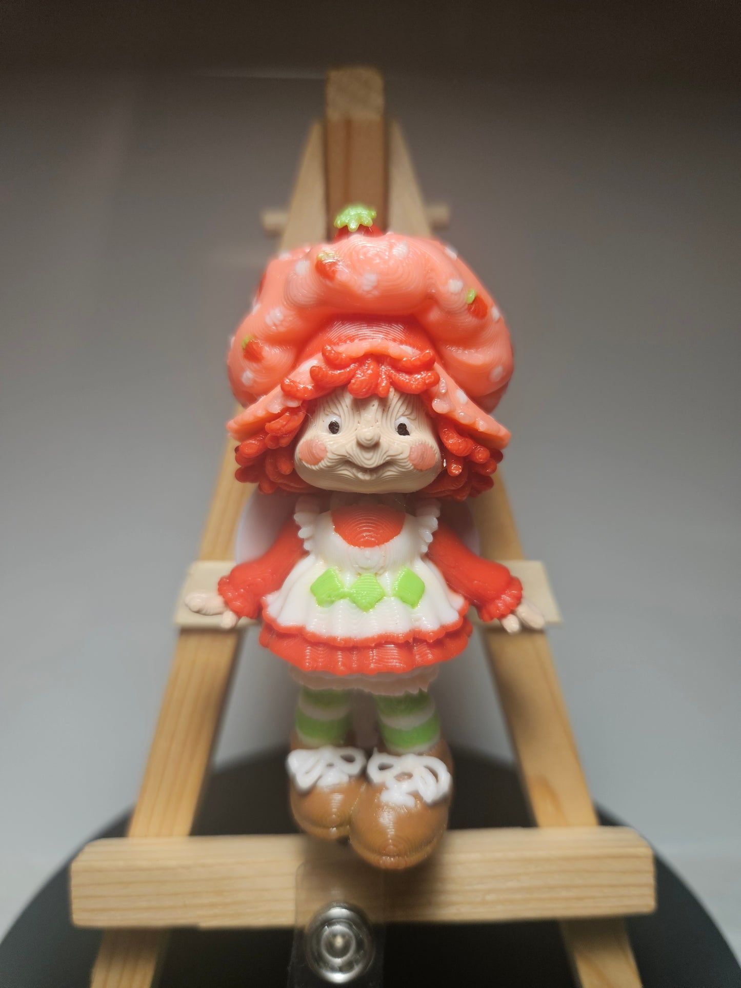 Strawberry Shortcake Badge Reel - 3D Printed Retractable ID Holder