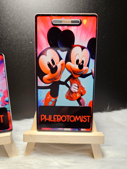 Badge Buddy-Minnie And Mickey