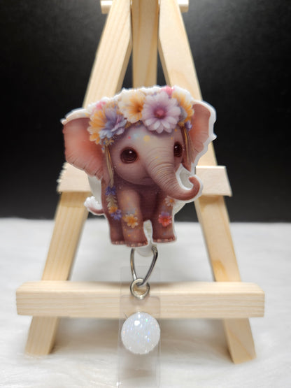 Elephant Badge Reel