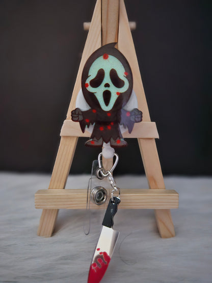Glow In The Dark Scream Badge Reel