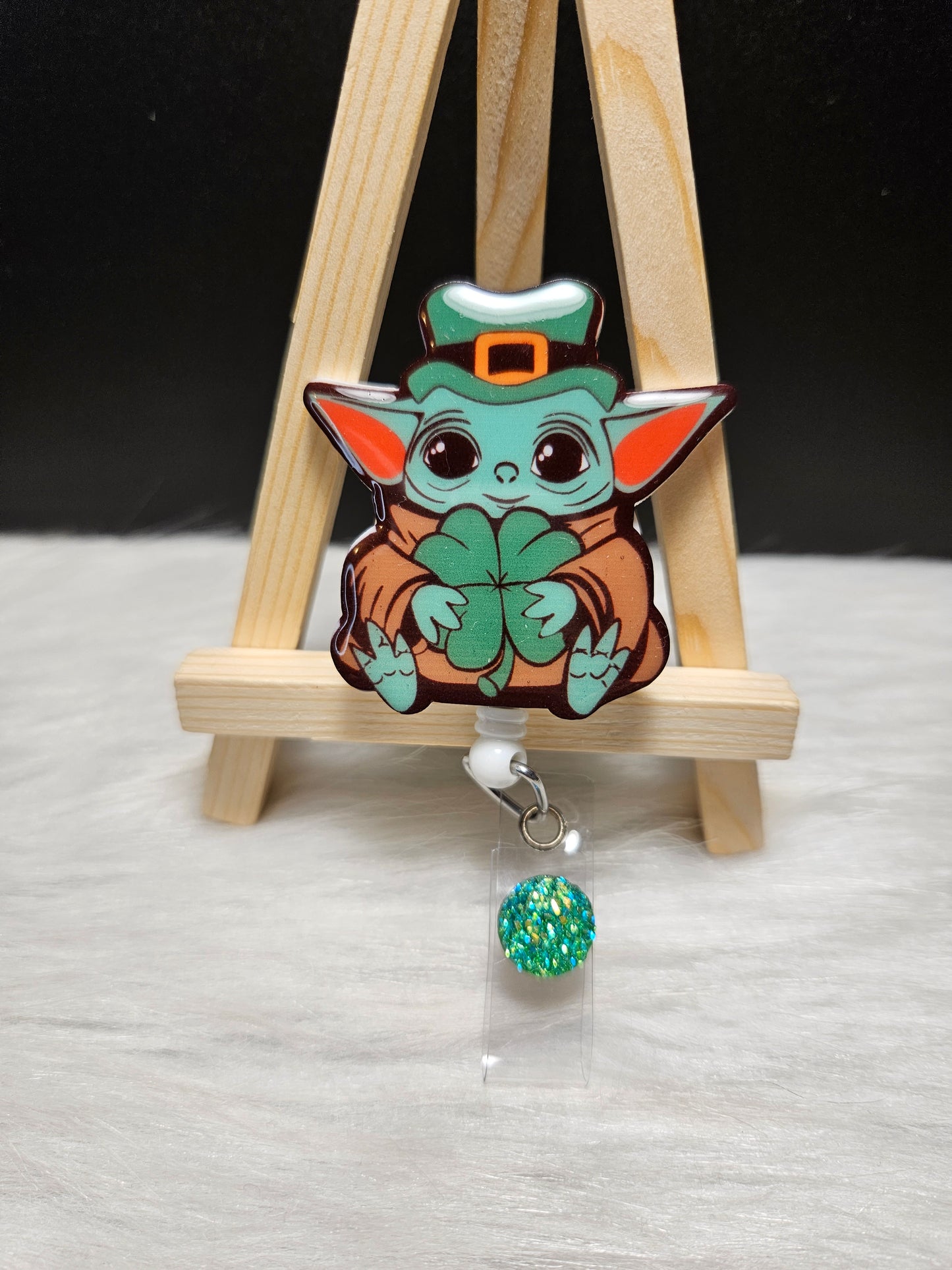St. Patrick's Day Yoda Badge Reel