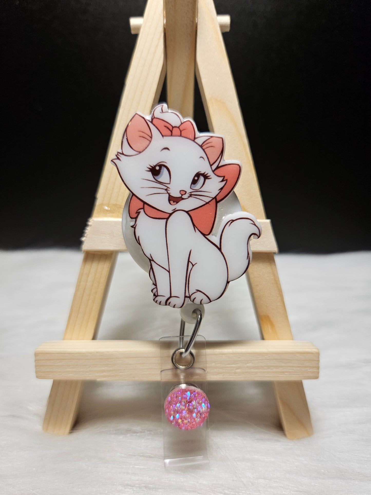Marie Cat Badge Reel