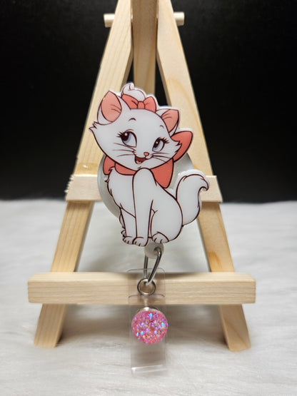 Marie Cat Badge Reel