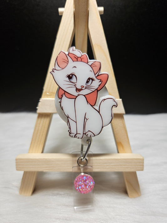 Marie Cat Badge Reel