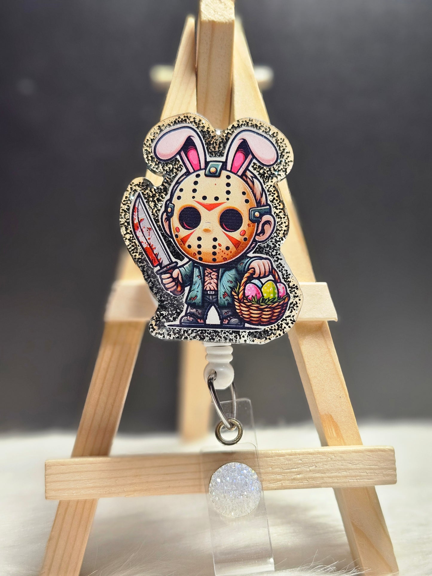 Easter Scary Jason Badge