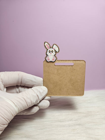 Badge Buddy Cute Rabbit