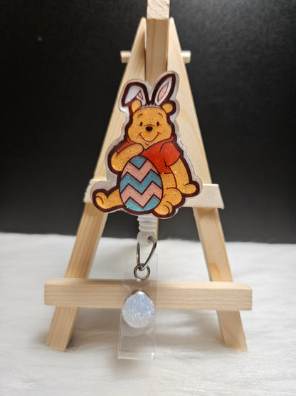 Happy Easter Pooh Badge Reel
