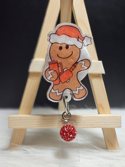 Christmas Gingerbread Man With Cup