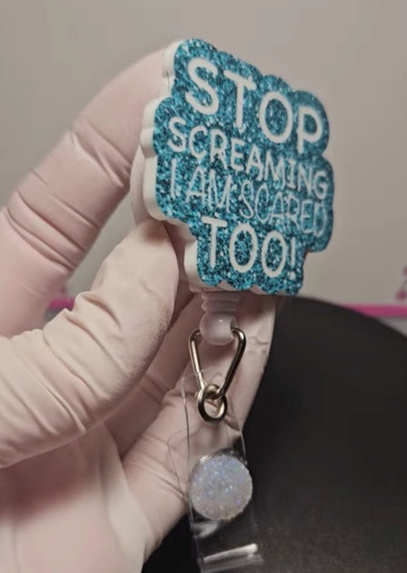 Stop Screaming Badge
