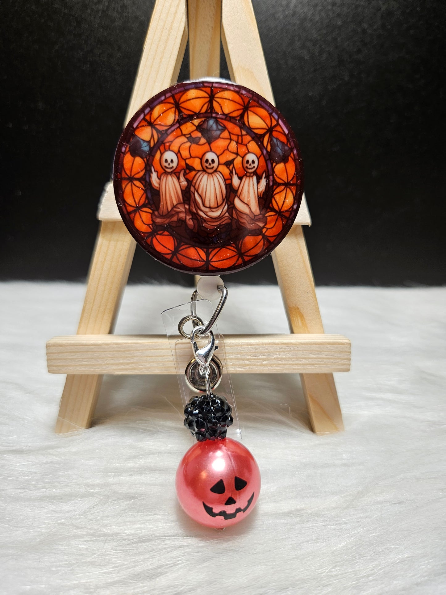 Halloween Stained Glass Image Badges