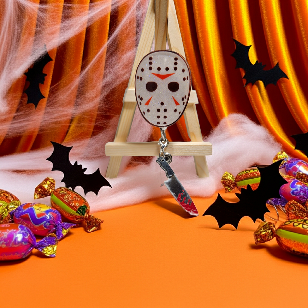 Halloween Mask Badge Reel