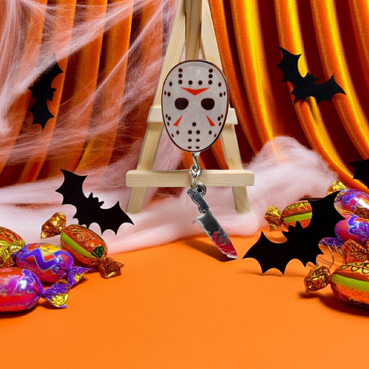 Halloween Mask Badge Reel