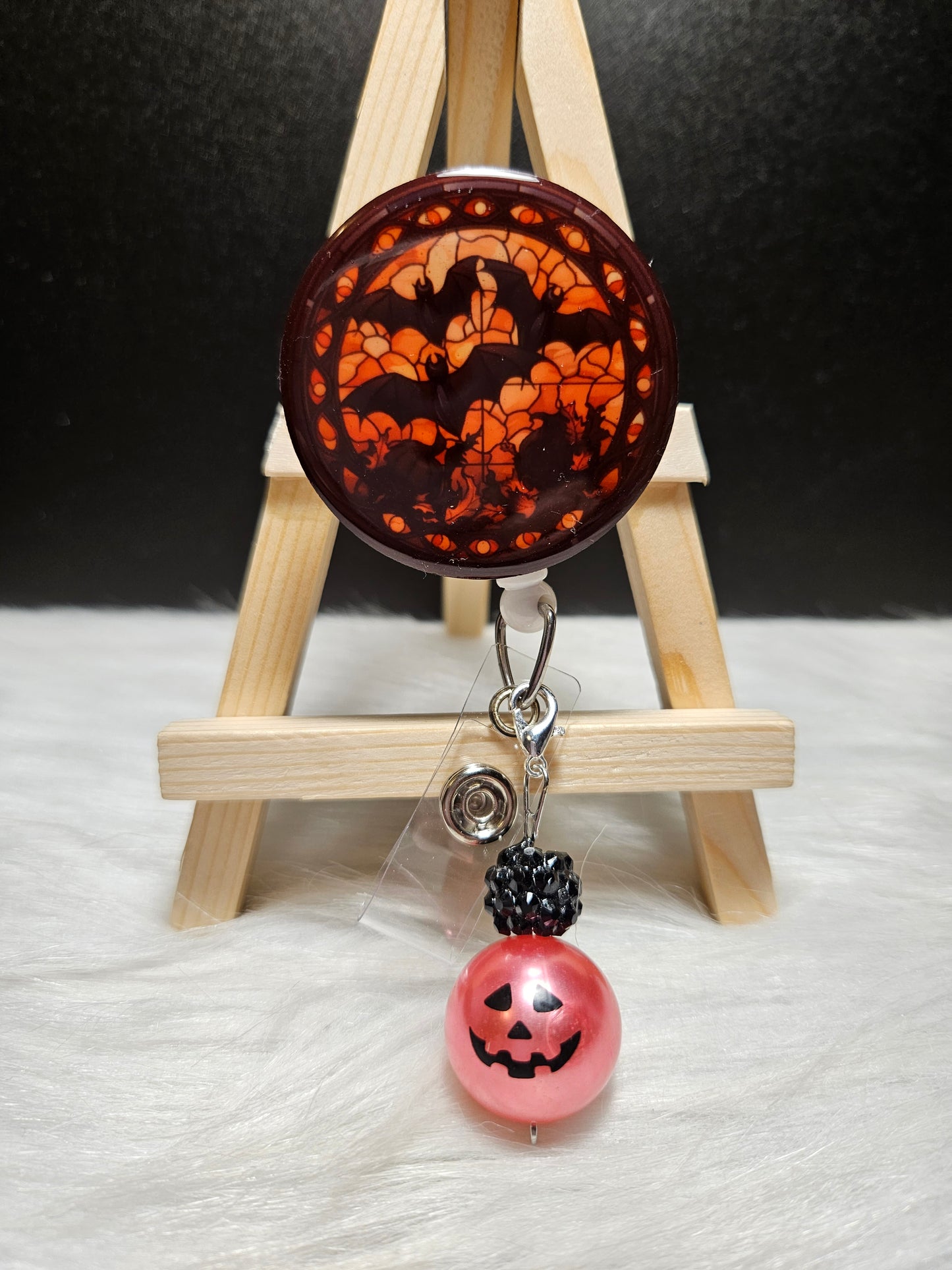 Halloween Stained Glass Image Badges