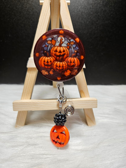 Halloween Stained Glass Image Badges