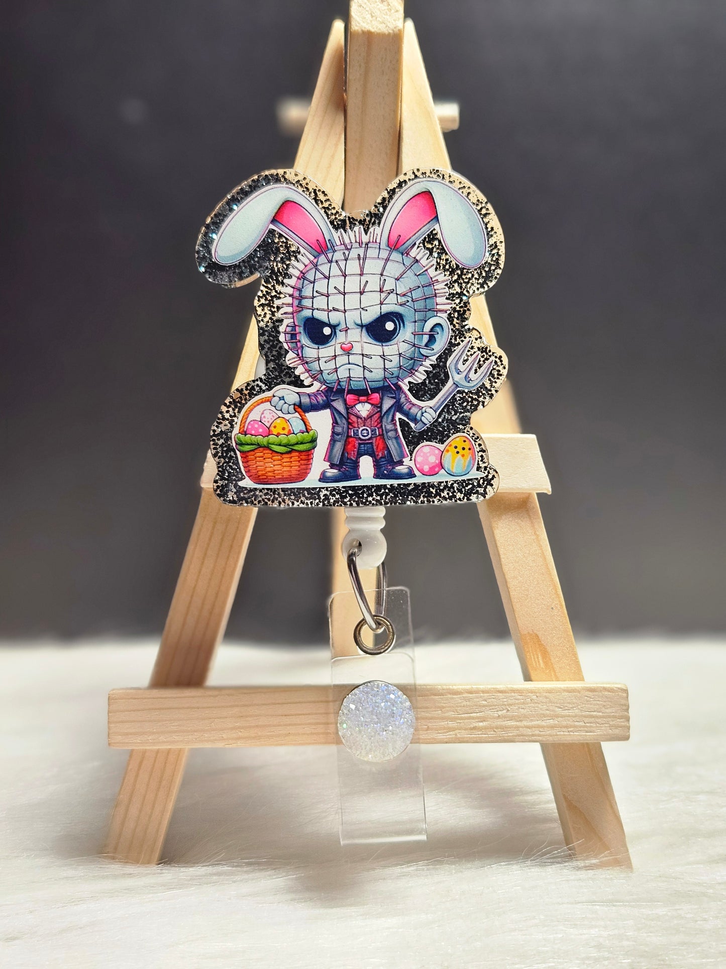 Easter Scary Character Badge