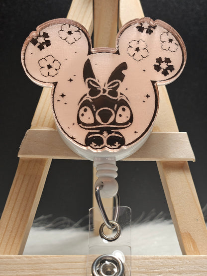 Mirrored Girl Character Badge