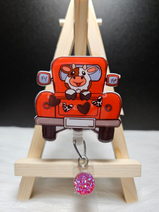 Valentine Truck Badge Reel