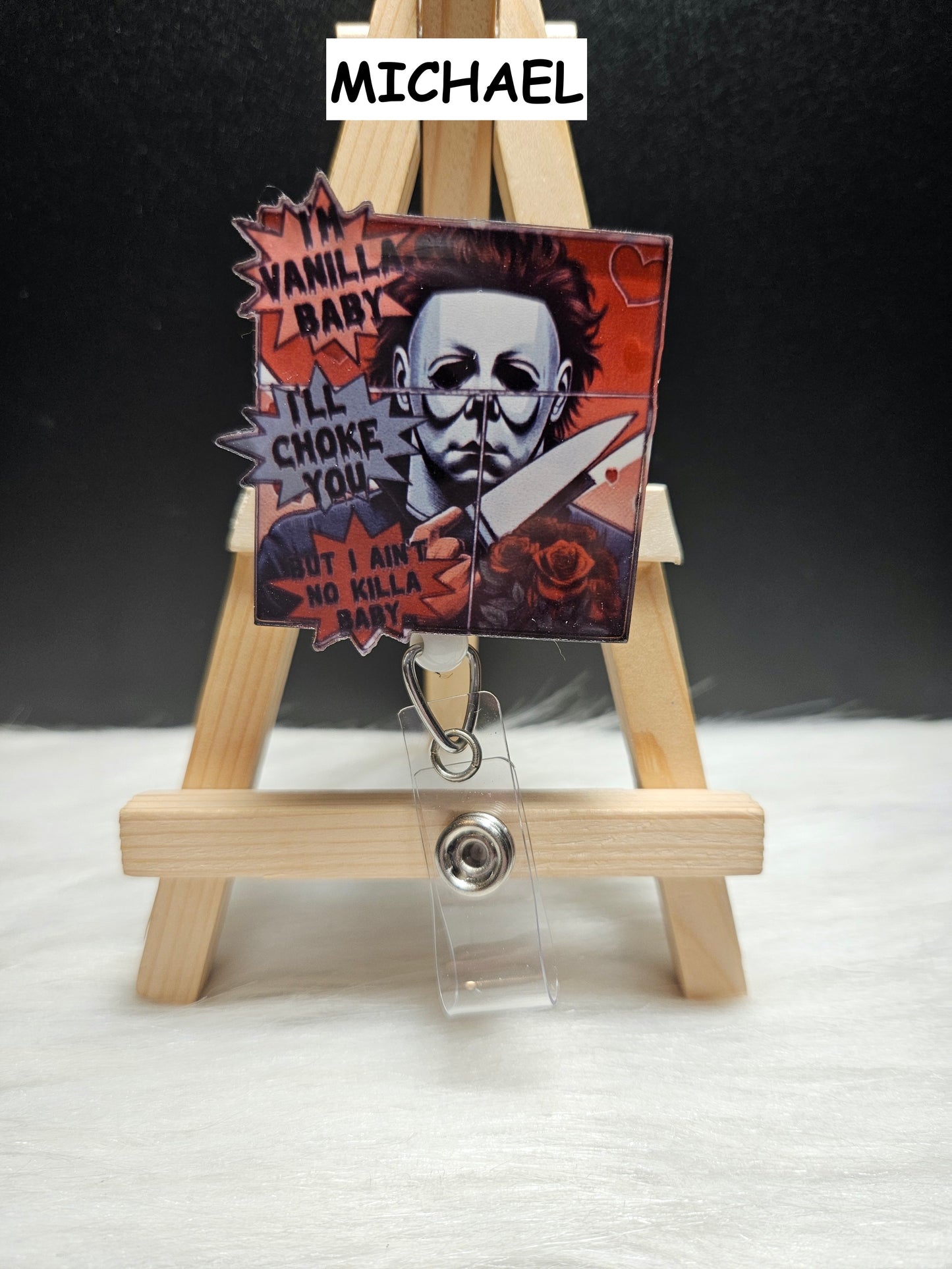 Scary Characters Badge