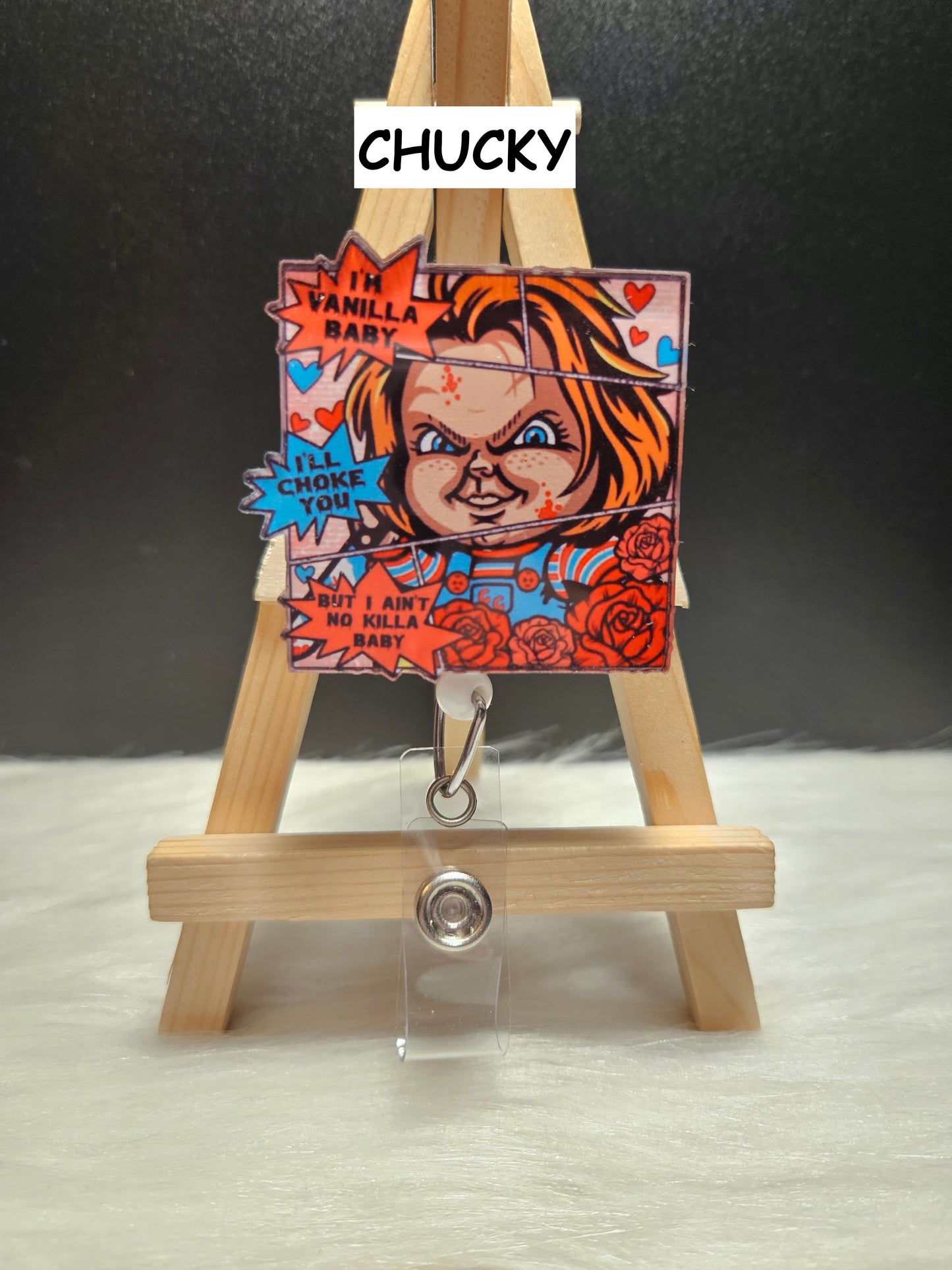 Scary Characters Badge