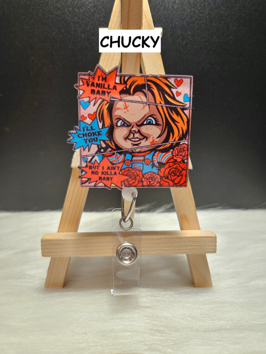 Scary Characters Badge