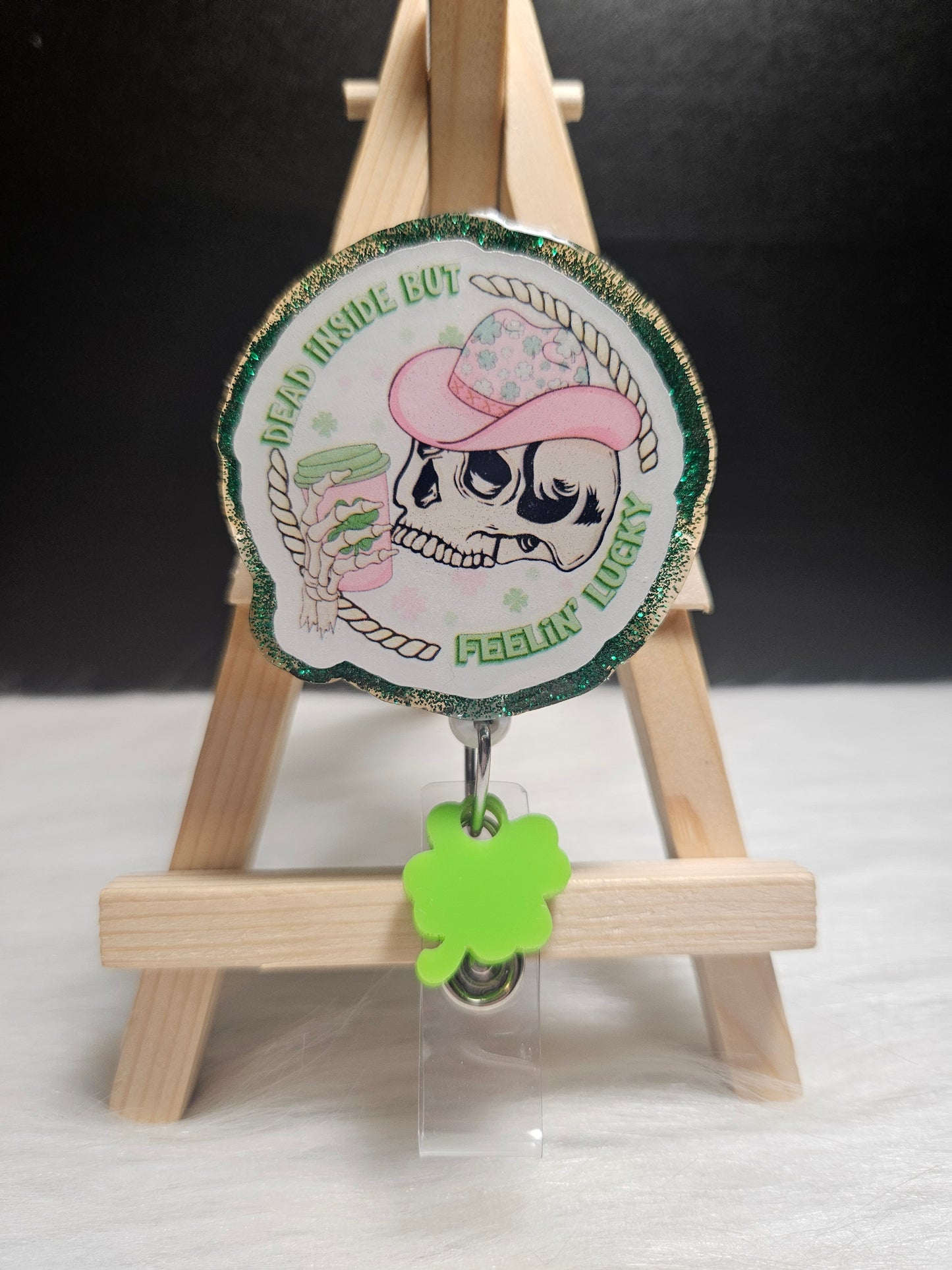 St.Patrick Feeling Lucky Badge