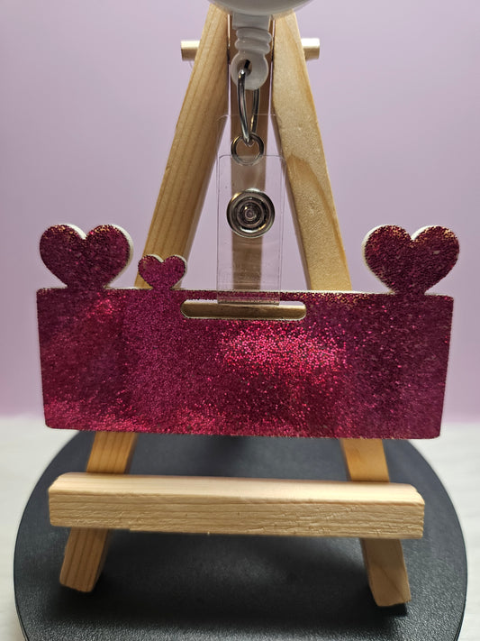 Badge Buddy Topper Hearts