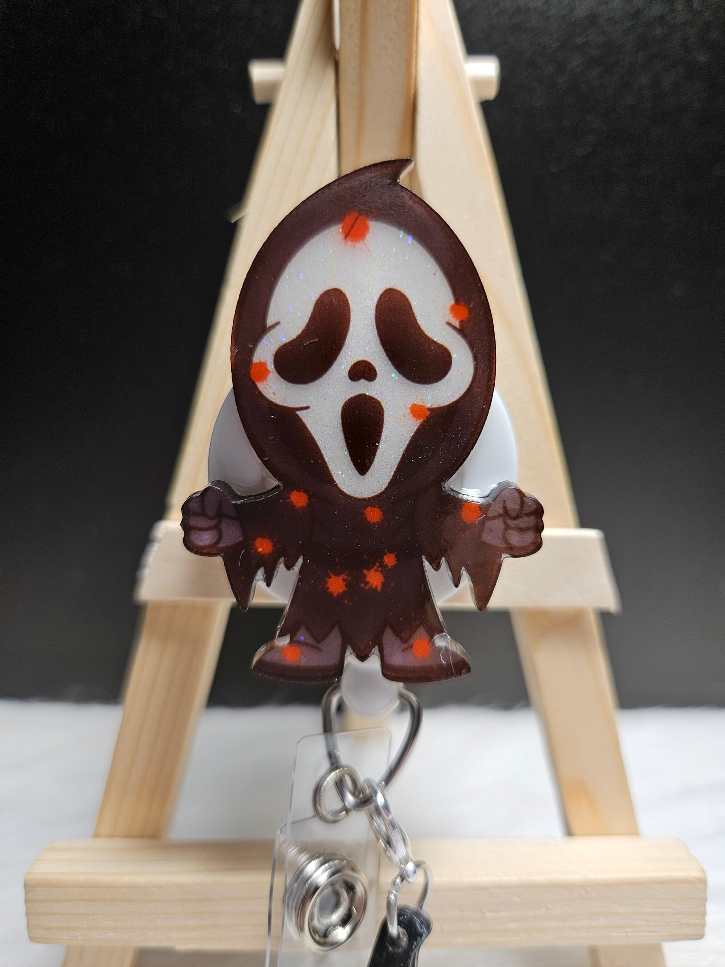 Glow In The Dark Scream Badge Reel