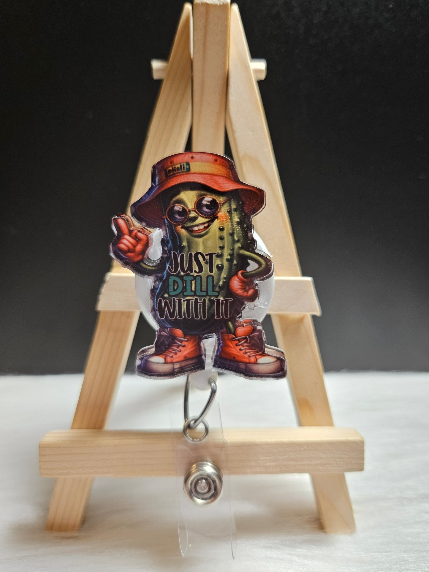 Just Dill With It Badge Reel
