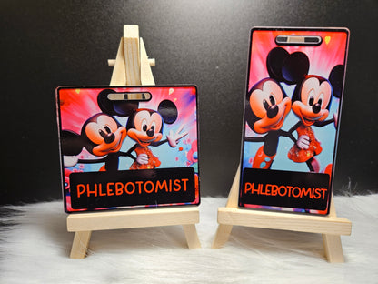 Badge Buddy-Minnie And Mickey