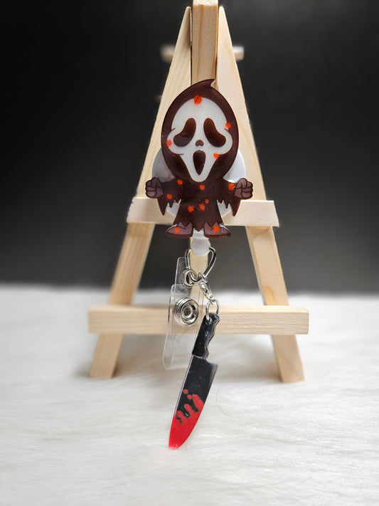 Glow In The Dark Scream Badge Reel