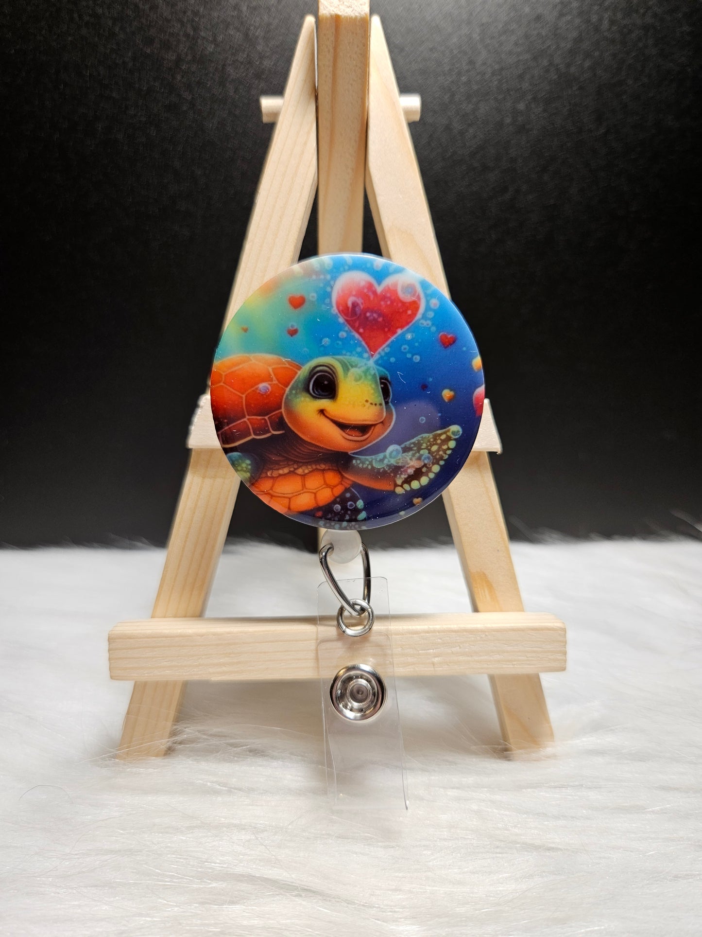 Cute Turtle Badge Reel