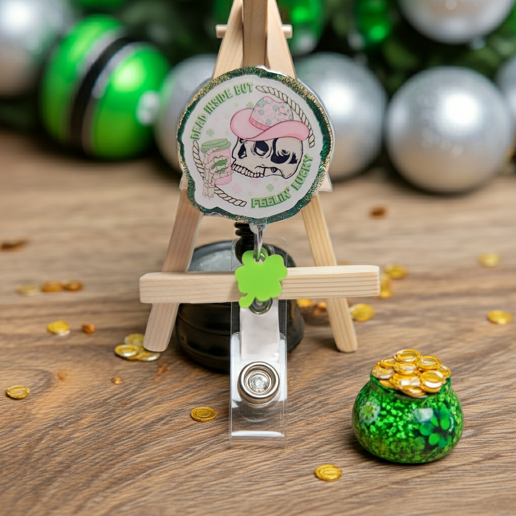 St.Patrick Feeling Lucky Badge