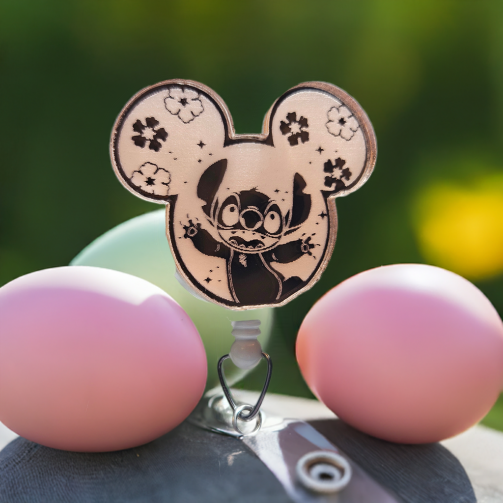 Mirrored Character Badge