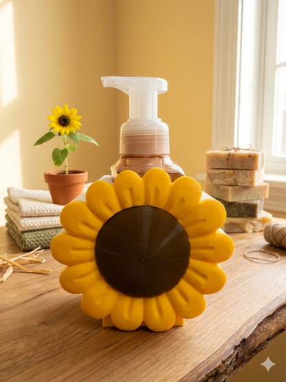 3D Printed Sunflower BBW Soap Holder