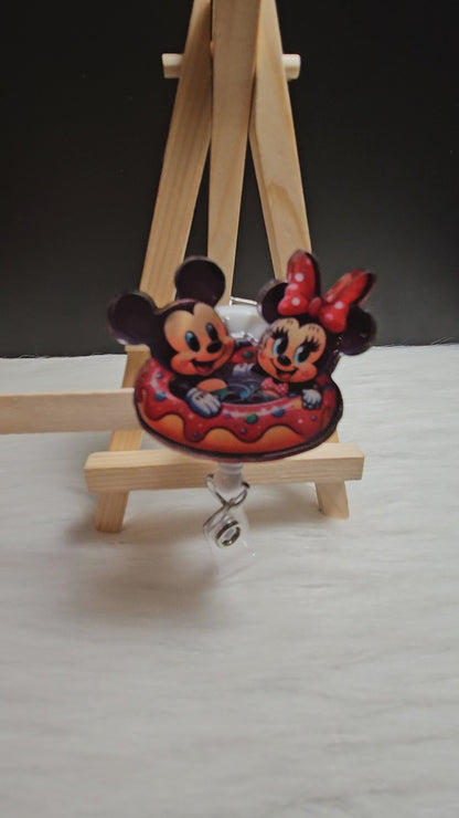 Baby Mickey And Minnie Badge