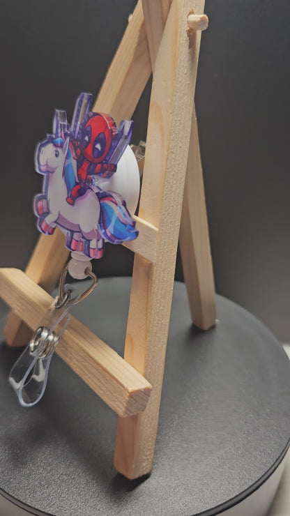 Unicorn Deadpool Badge