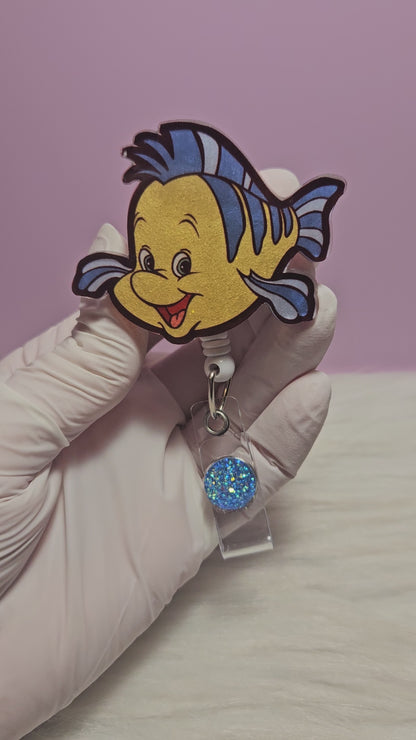 Flounder Badge Reel