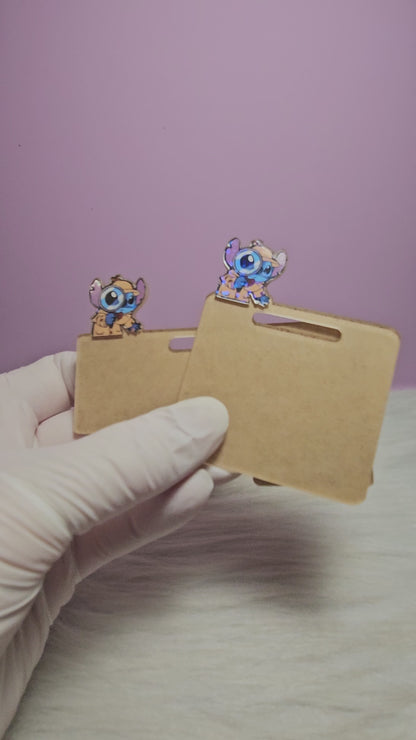 Badge Buddy Blue Alien Character