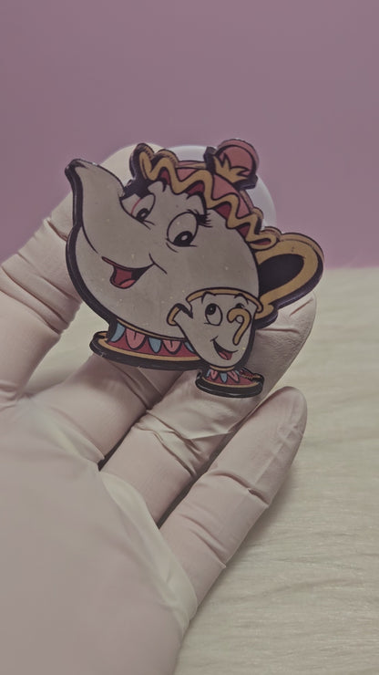 Phone Grip-Character Teapot